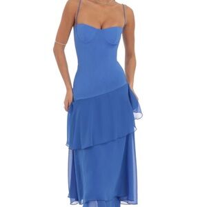 Lucy in the Sky Blue Maxi Dress